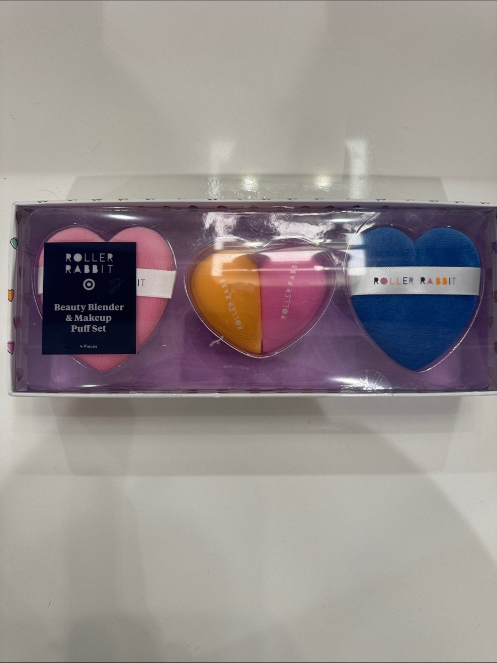 Roller Rabbit x Target 4pc Makeup Sponge and Powder Puff Set NEW